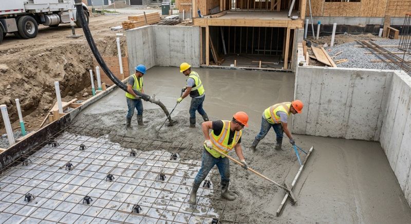 Basement Concrete Installation in Parkton, MD