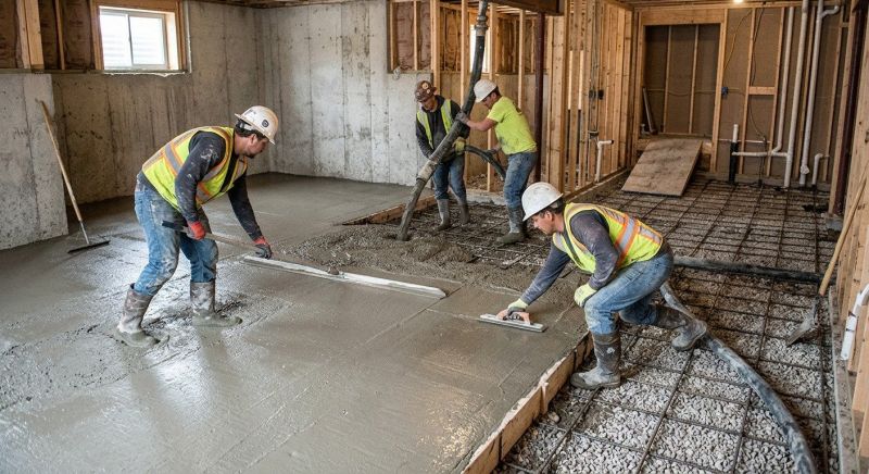 Basement Concrete Pouring in York, PA