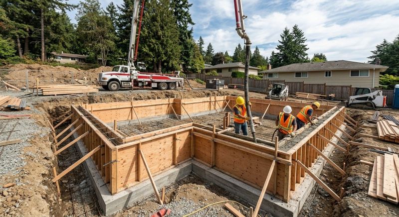 Cement Foundation Installation in York, PA