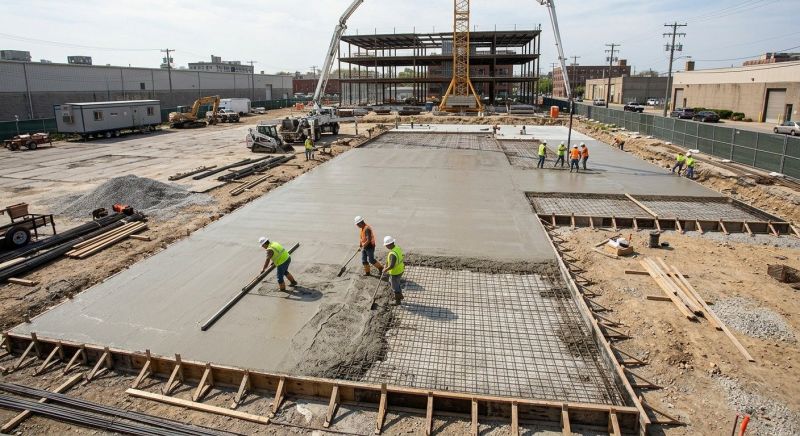Commercial Slab Construction in New Oxford, PA