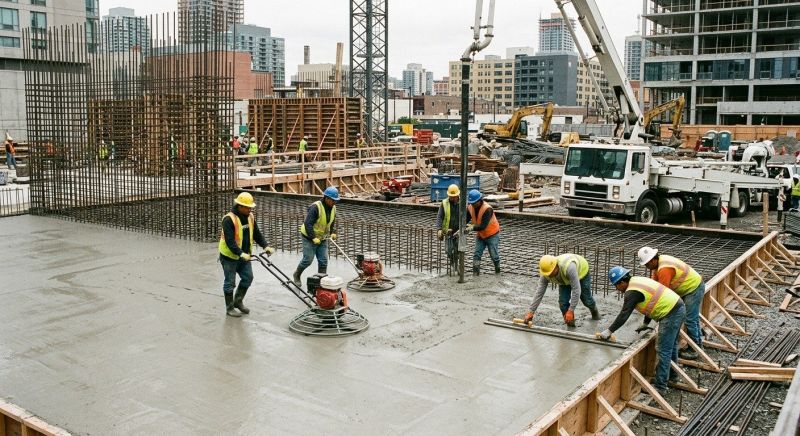 Commercial Slab Installation in Mountville, PA
