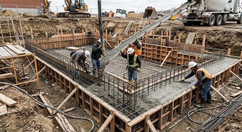Concrete Basement Pouring in York, PA