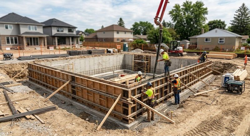 Foundation Construction in Palmyra, PA