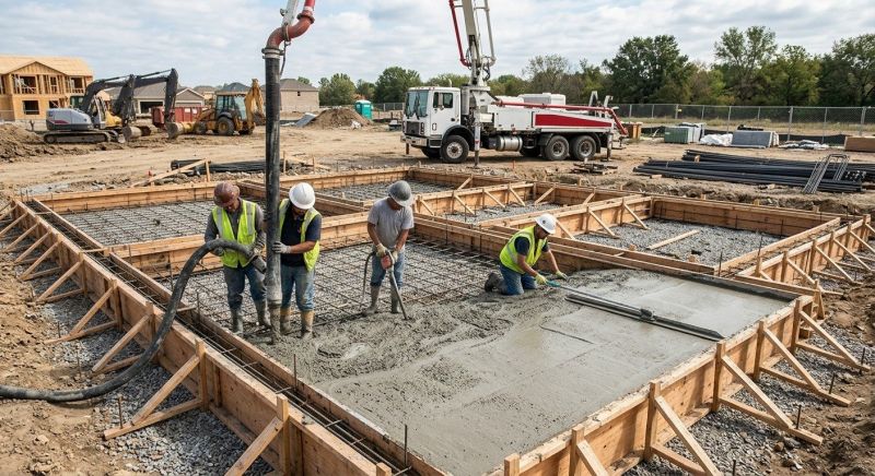 Foundation Wall Pouring in Glenville, PA