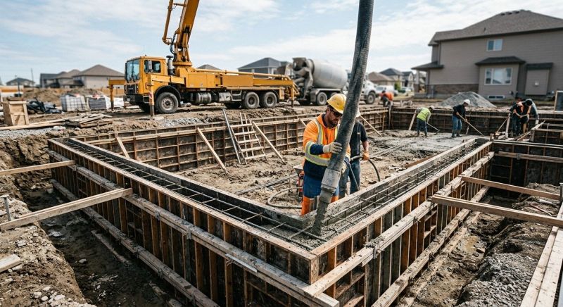 Foundation Wall Pouring in Glenville, PA