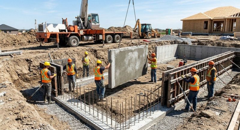 Foundation Wall Pouring in Hershey, PA