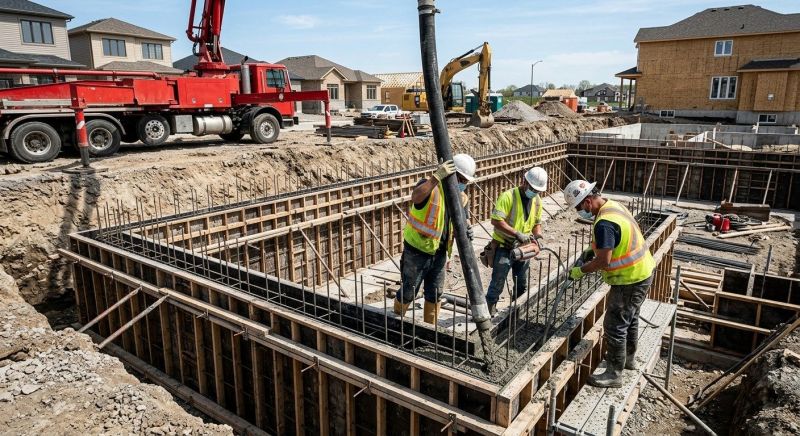 Foundation Wall Pouring in Stewartstown, PA